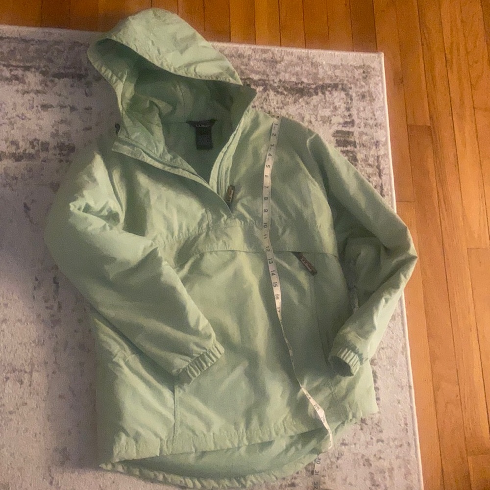 Women’s LLBean insulated pullover jacket sm